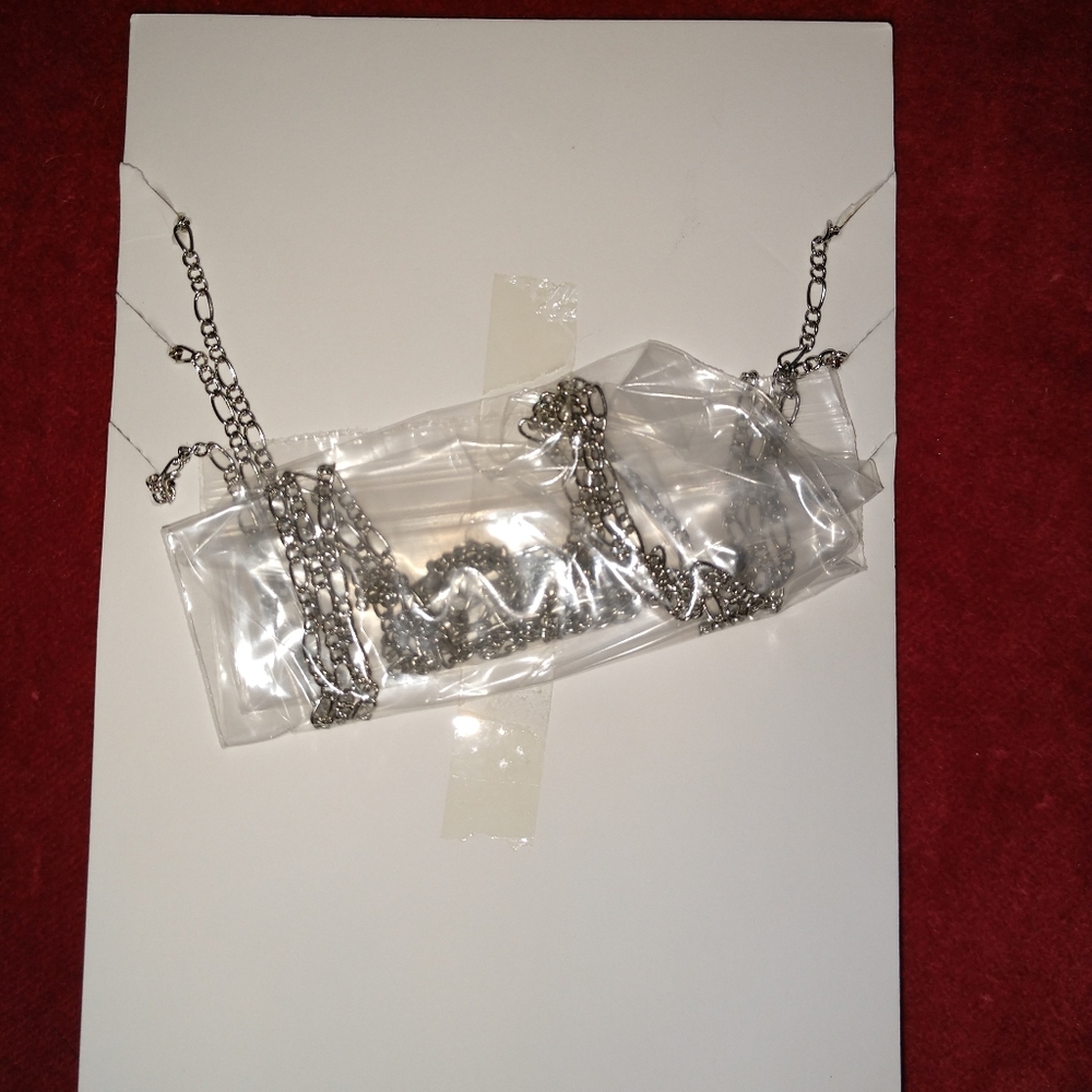 Multi strand silver necklace - Picture 2 of 4